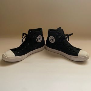 Converse black all star high tops